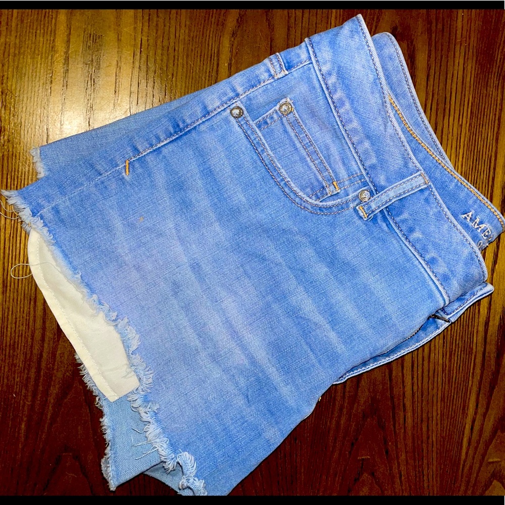 AE blue Jean cutoffs size 16. Shortie.